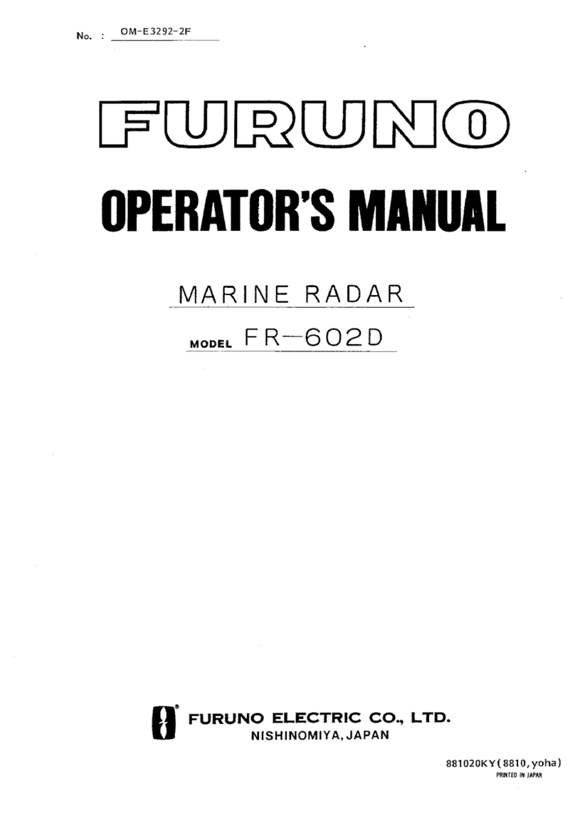 Furuno FR-602D Manuel utilisateur