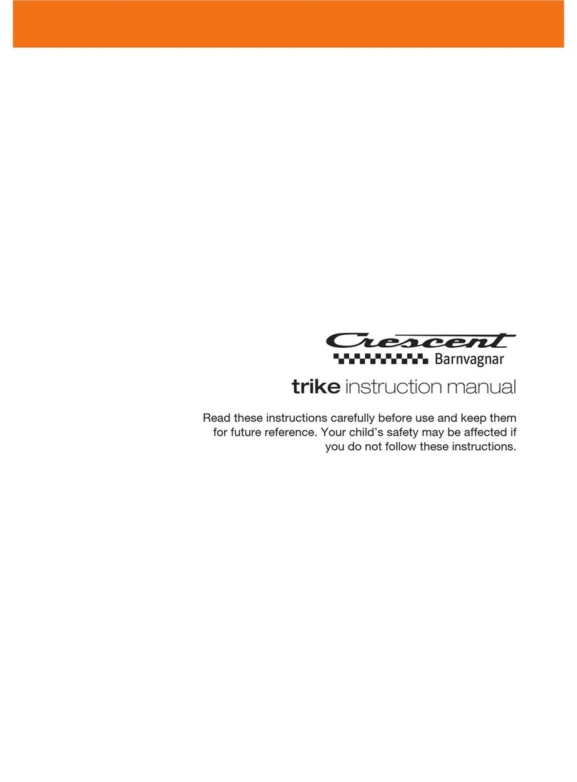Crescent trike Manuel utilisateur