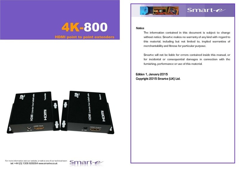 Smarte 4K-800 Manuel utilisateur