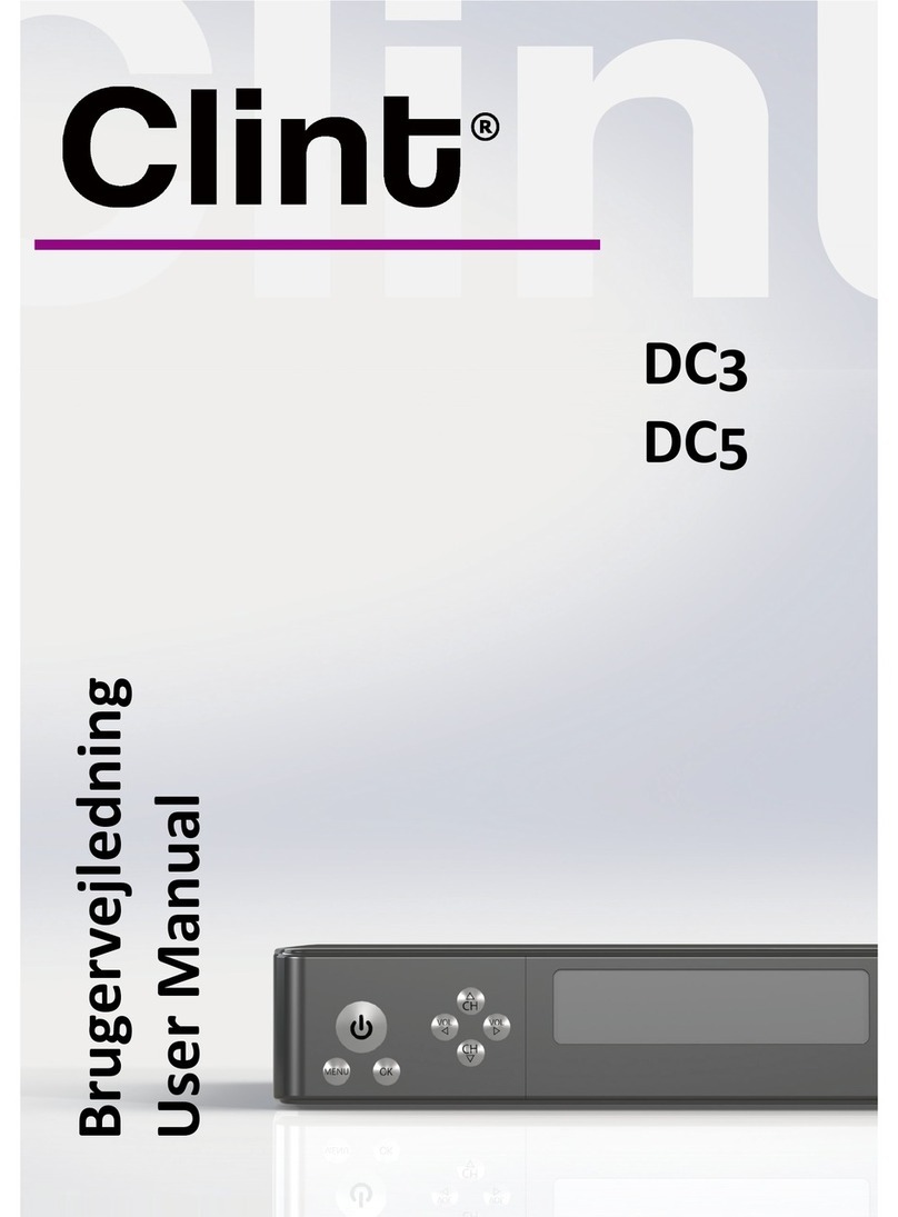 Clint DC3 Manuel utilisateur