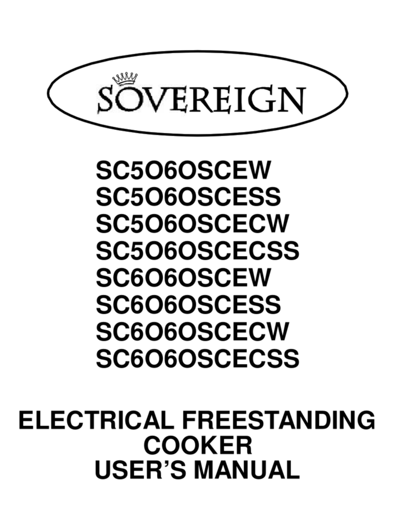 Sovereign SC5O6OSCEW Manuel utilisateur