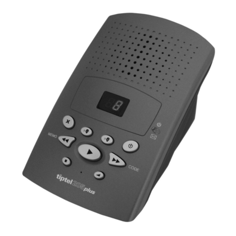 TIPTEL 205 Plus Manuel utilisateur
