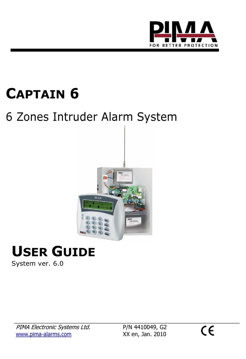 Pima Captain 6 Manuel utilisateur