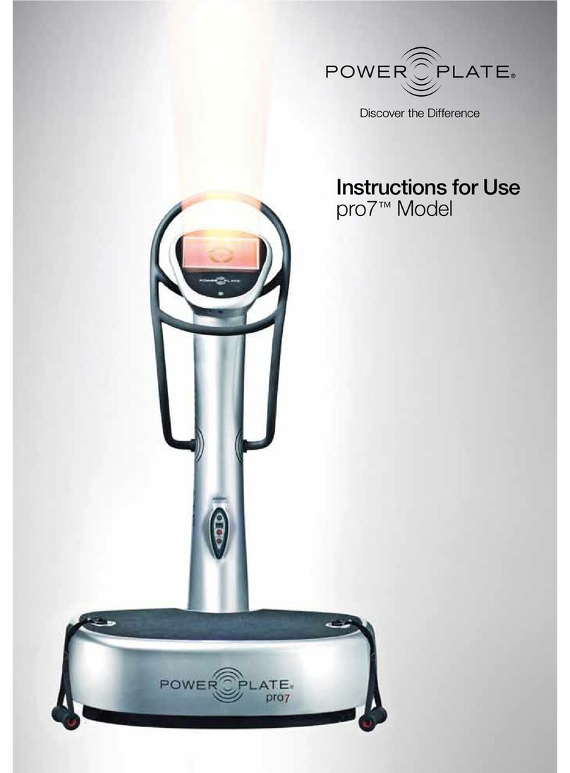 Power Plate pro7 Manuel utilisateur
