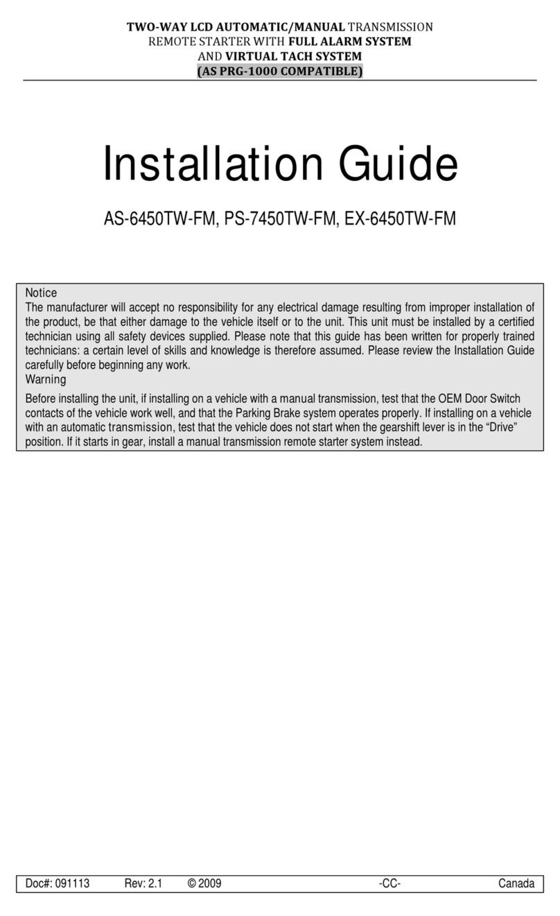 Autostart AS-6450TW-FM Manuel utilisateur