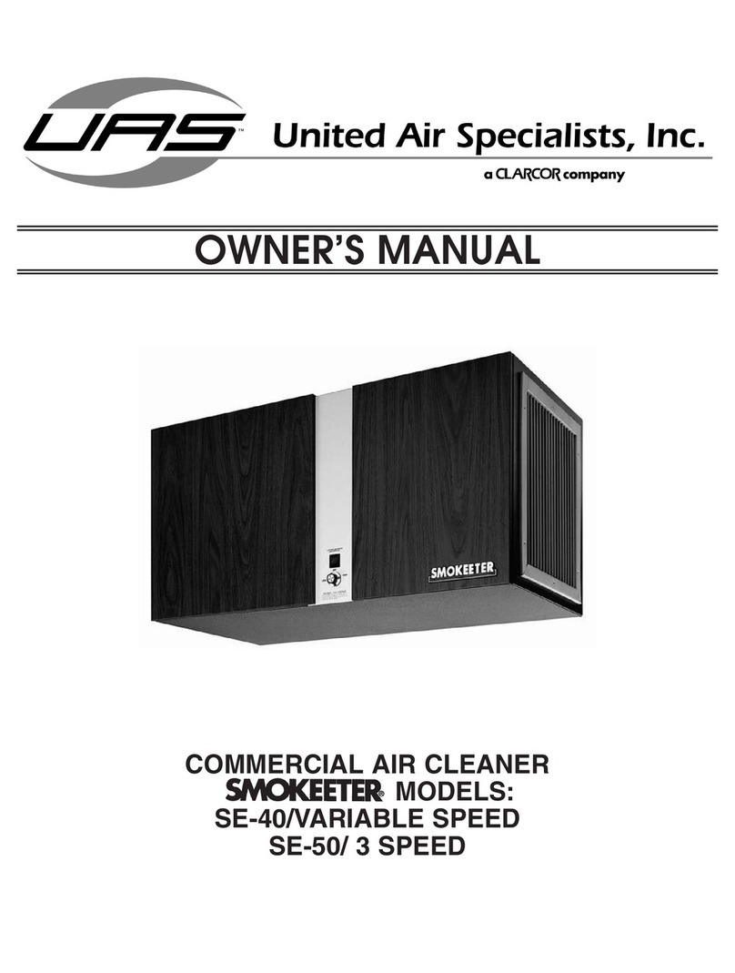 Smokeeter SE-40/VARIABLE SPEED Manuel utilisateur
