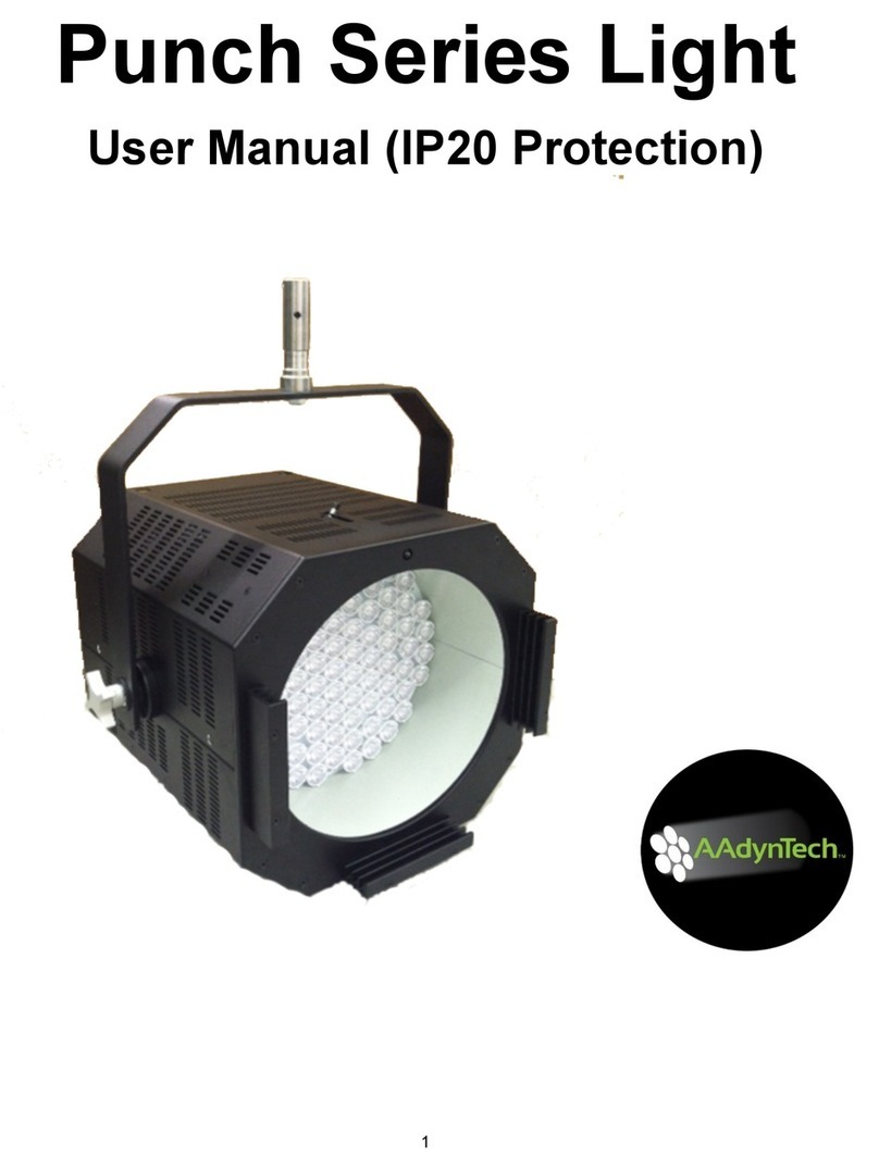 AAdynTech Punch Series Light Manuel utilisateur