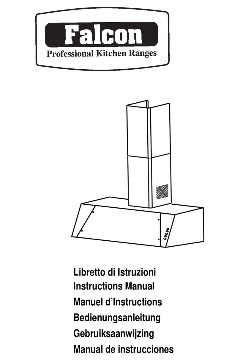 Falcon Canopy hood Manuel utilisateur