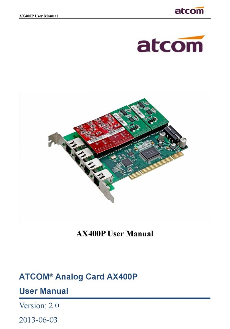 ATCOM AX-400P Manuel utilisateur