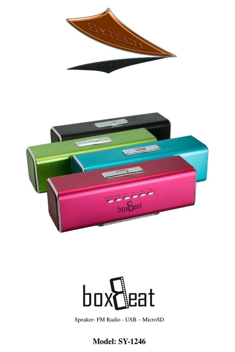 Sytech boxBeat Manuel utilisateur