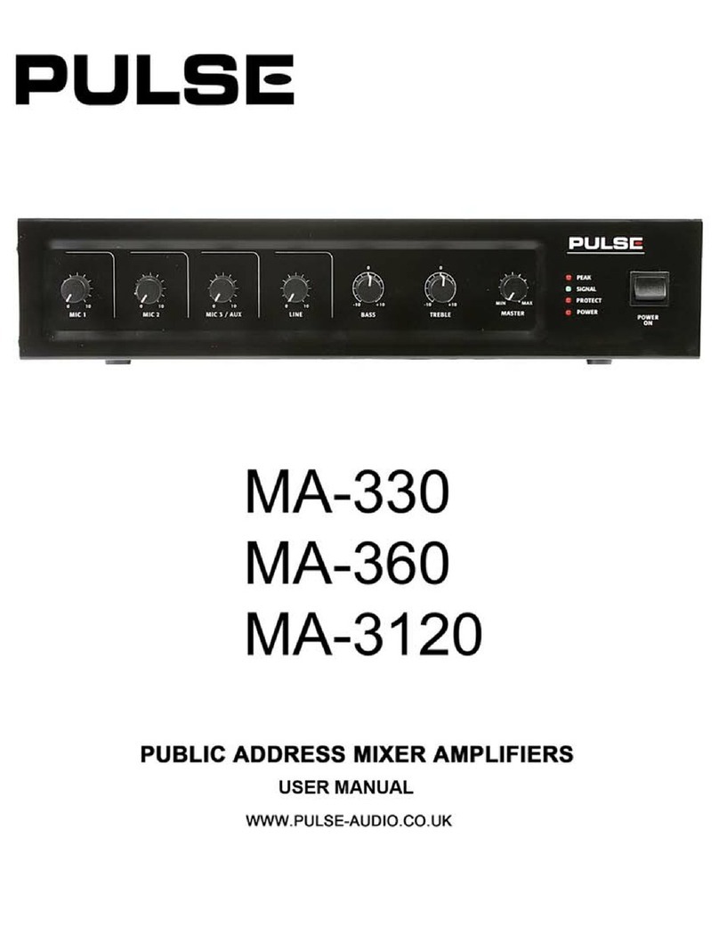 PULSE+ MA-330 Manuel utilisateur