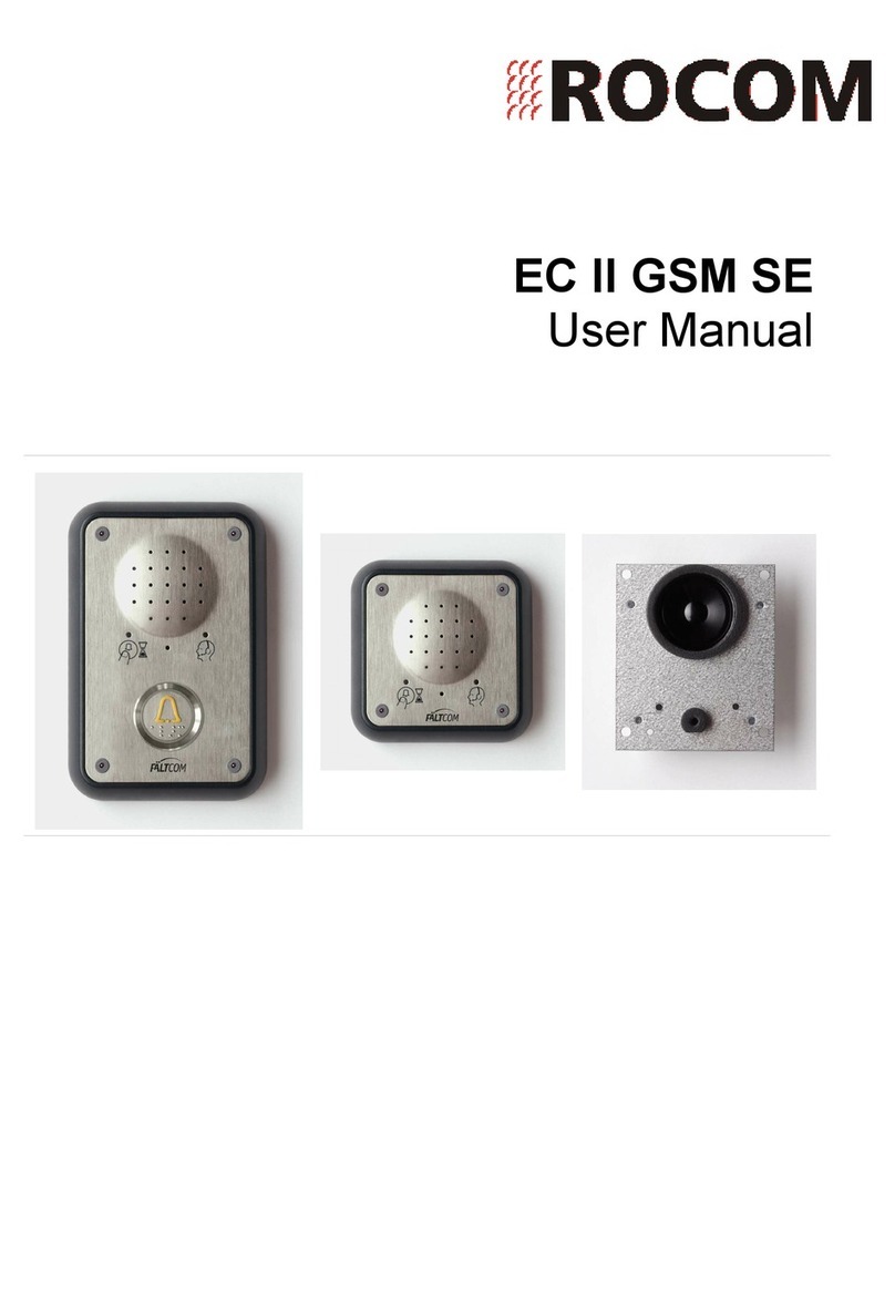 Rocom EC II GSM SE Manuel utilisateur Rocom EC II GSM SE Manuel utilisateur