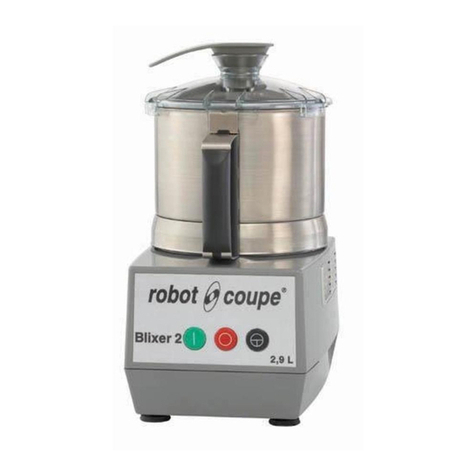 Robot Coupe Blixer 2 Manuel utilisateur Robot Coupe Blixer 2 Manuel utilisateur