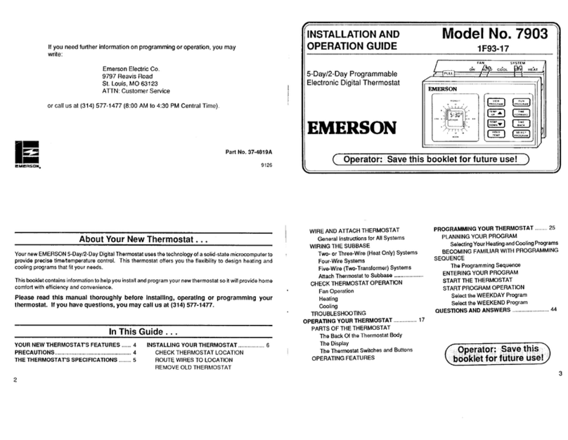 Emerson 7903 Mode d'emploi