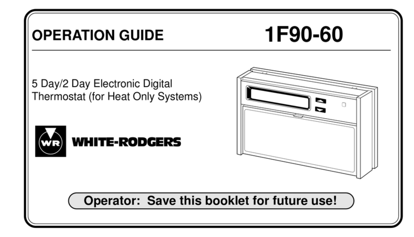 White Rodgers 1F90-60 Manuel utilisateur