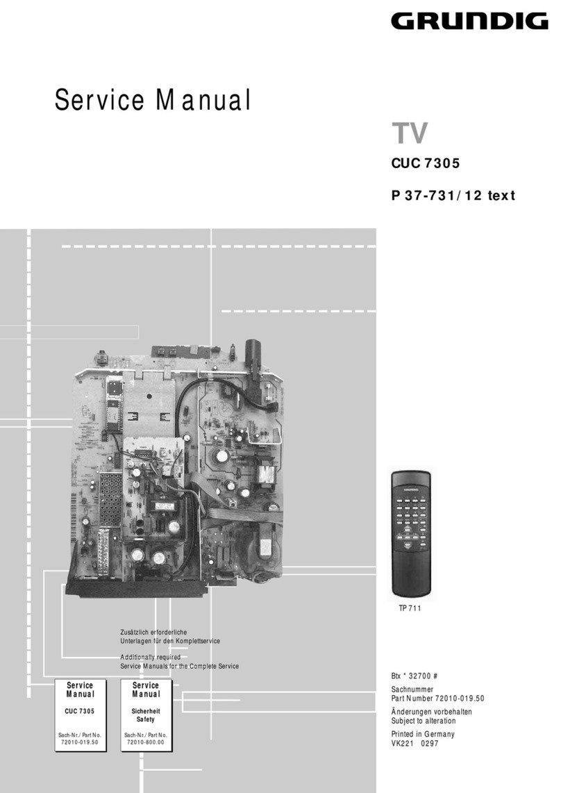Grundig CUC 7305 Manuel utilisateur