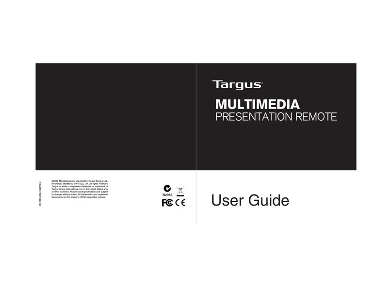 Targus Targus Laser Presentation Remote Manuel utilisateur