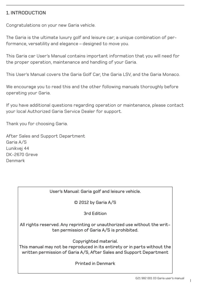 GARIA 2012 Monaco Manuel utilisateur