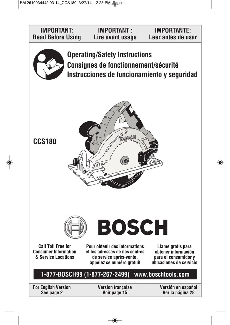 Bosch CCS180 Instructions de montage