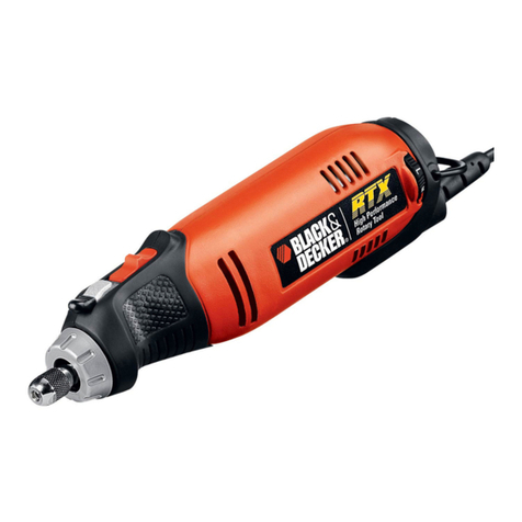 Black & Decker RTX Manuel utilisateur