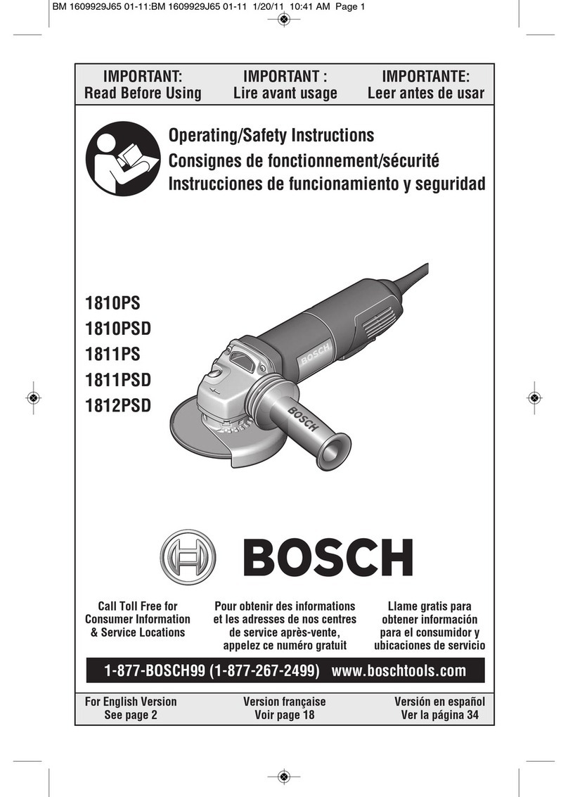 Bosch 1810PS Instructions de montage
