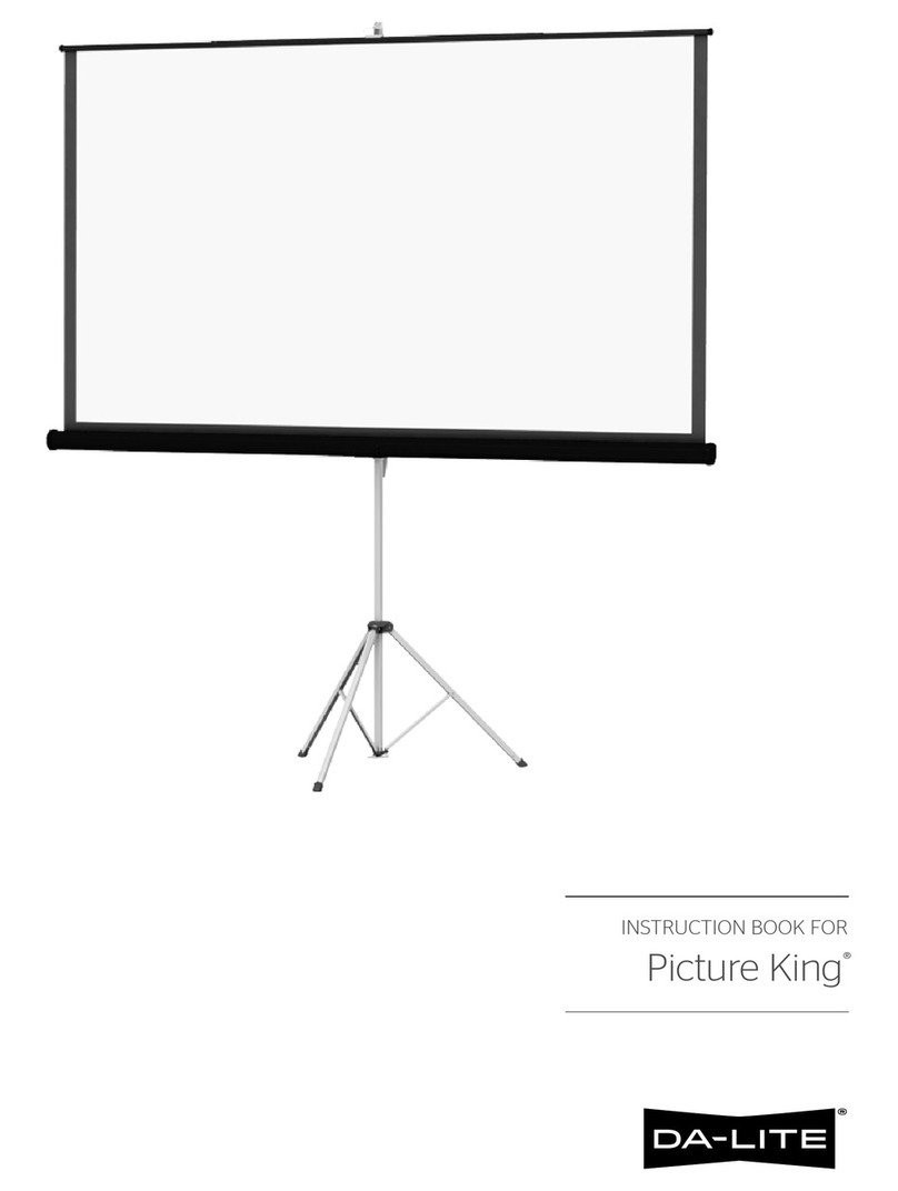 Da-Lite Picture King Manuel utilisateur