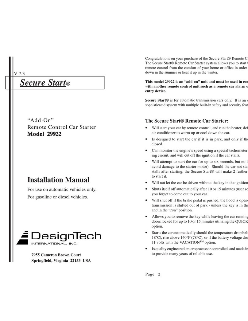 DesignTech 29922 Manuel utilisateur DesignTech 29922 Manuel utilisateur