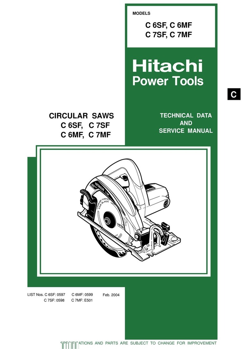 Hitachi C 6MF Manuel