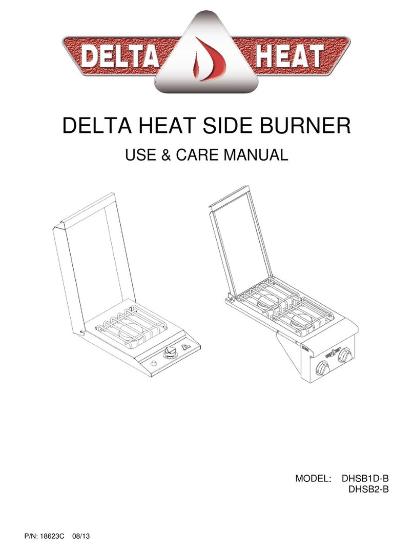 Delta Heat DHSB1D-B Manuel utilisateur