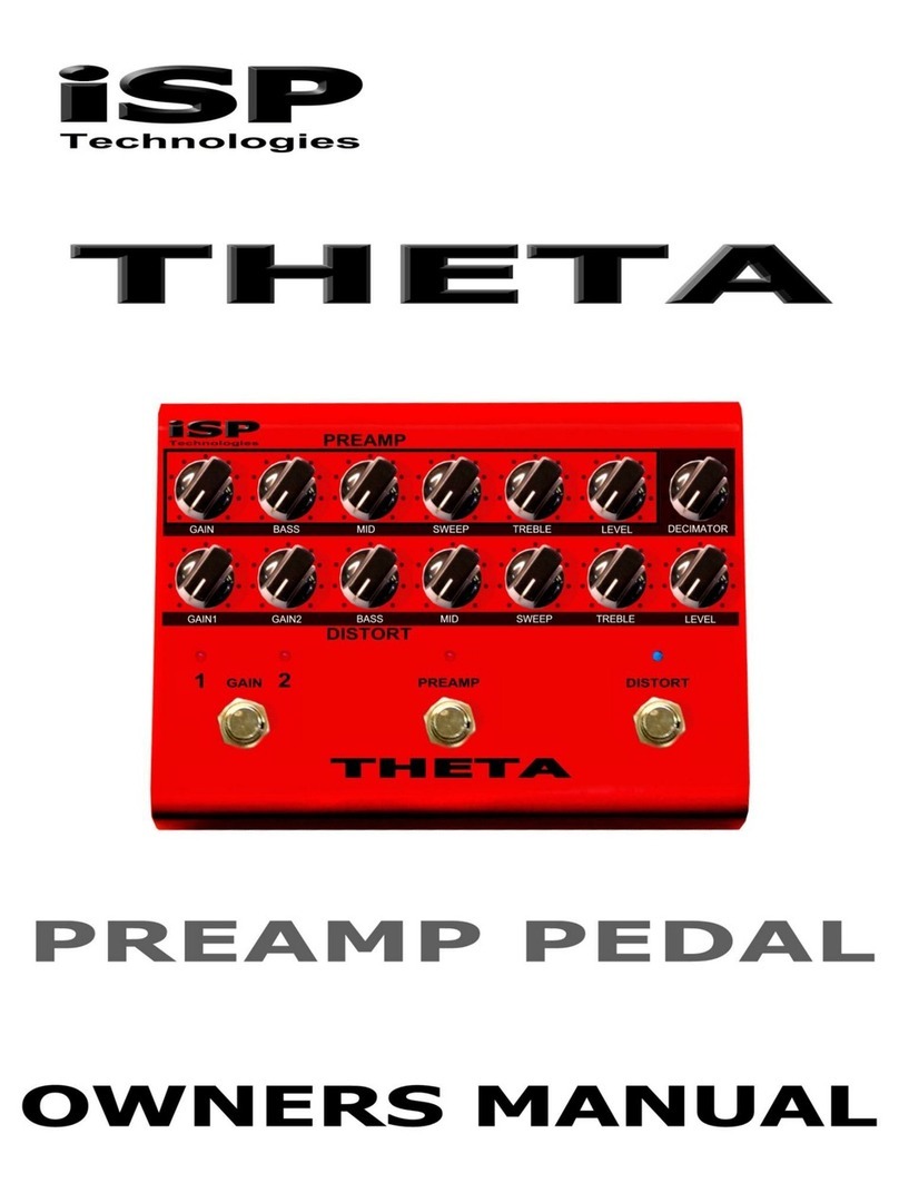 iSP Technologies THETA Manuel utilisateur