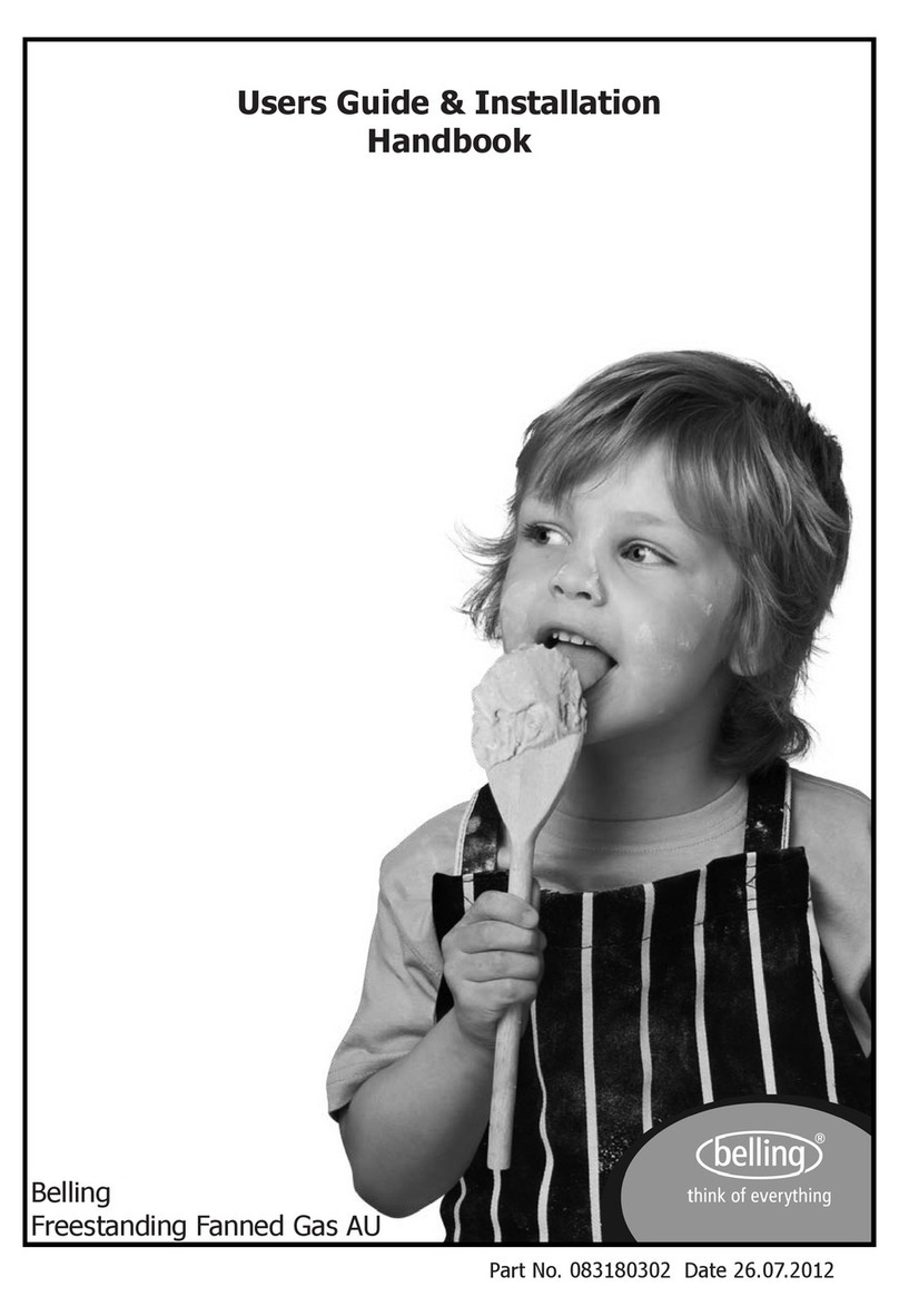 Belling 83180302 Manuel utilisateur
