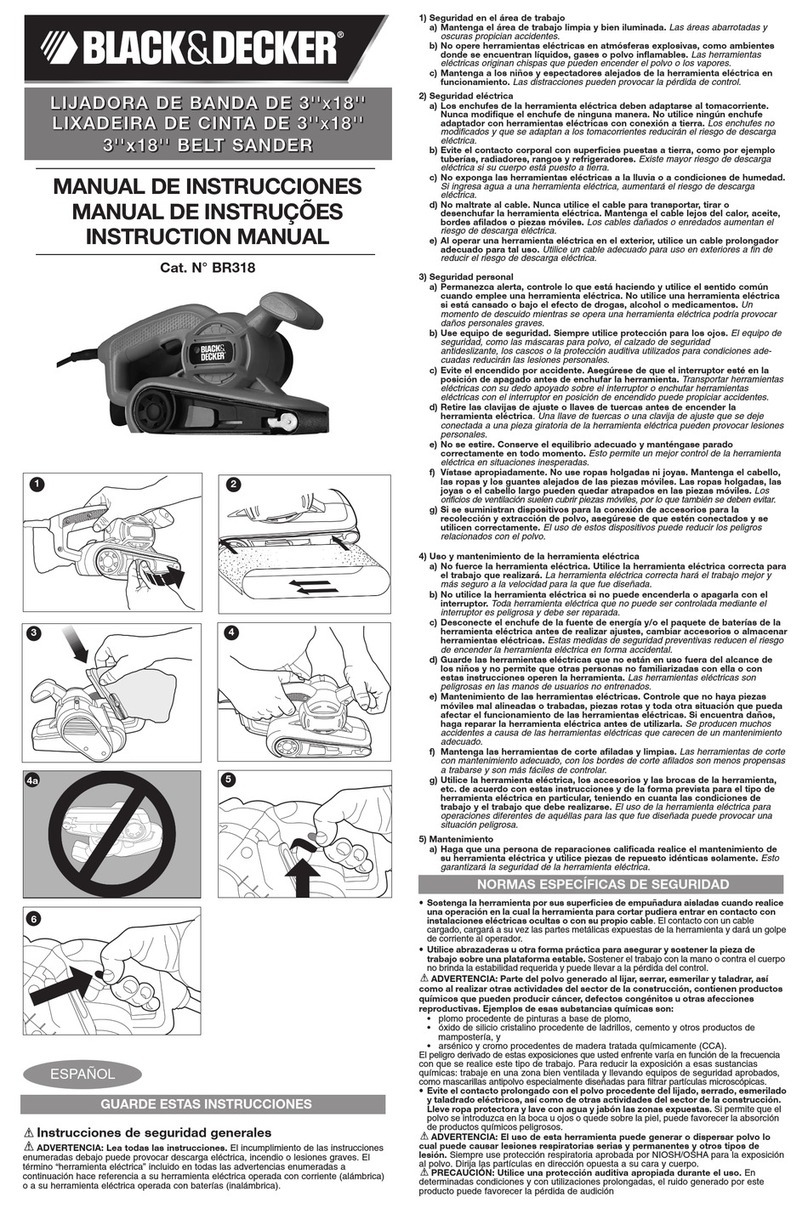 Black & Decker BR318 Manuel utilisateur