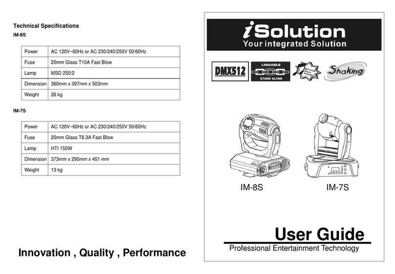 iSolution IM-8S Manuel utilisateur