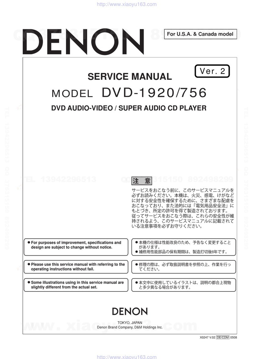 Denon DVD-756 Manuel utilisateur