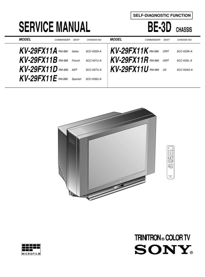 Sony TRINITRON KV-29FX11A Manuel utilisateur