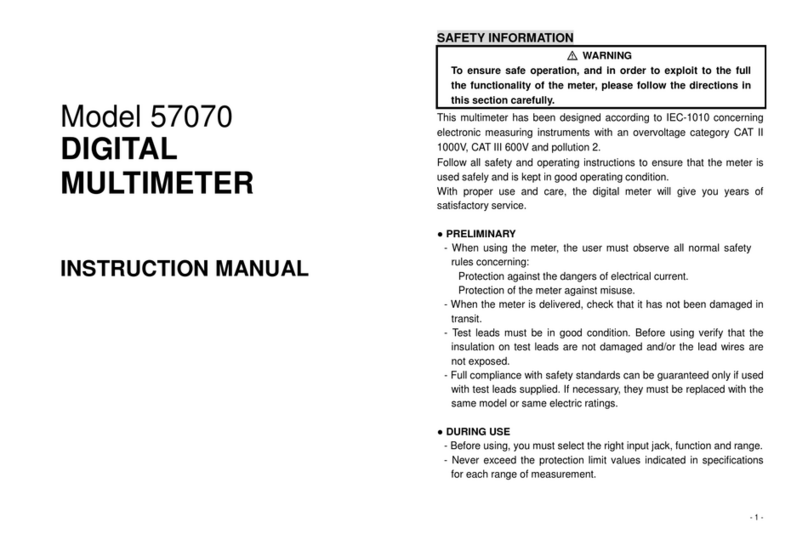 Morris 57070 Manuel utilisateur