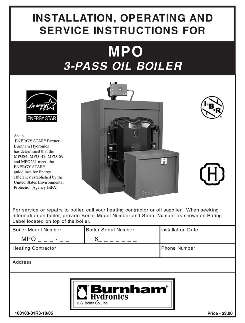 Burnham MPO Series Instructions d'installation et d'entretien