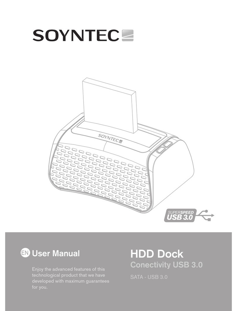 Soyntec HDD Dock Manuel utilisateur