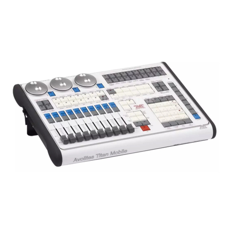 Avolites Titan One Manuel utilisateur Avolites Titan One Manuel utilisateur