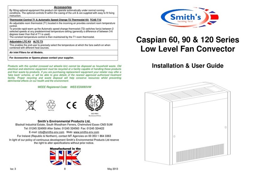 Smith's Heating First Caspian 60 Manuel d'utilisation
