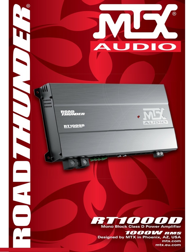 MTX RoadThunder RT1000D Manuel utilisateur