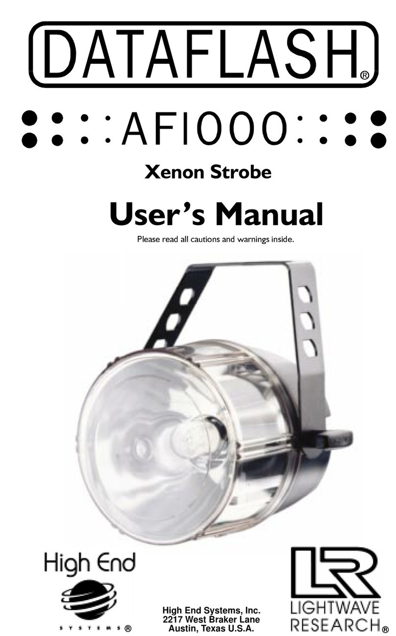 High End Systems Data Flash AF 1000 Manuel utilisateur