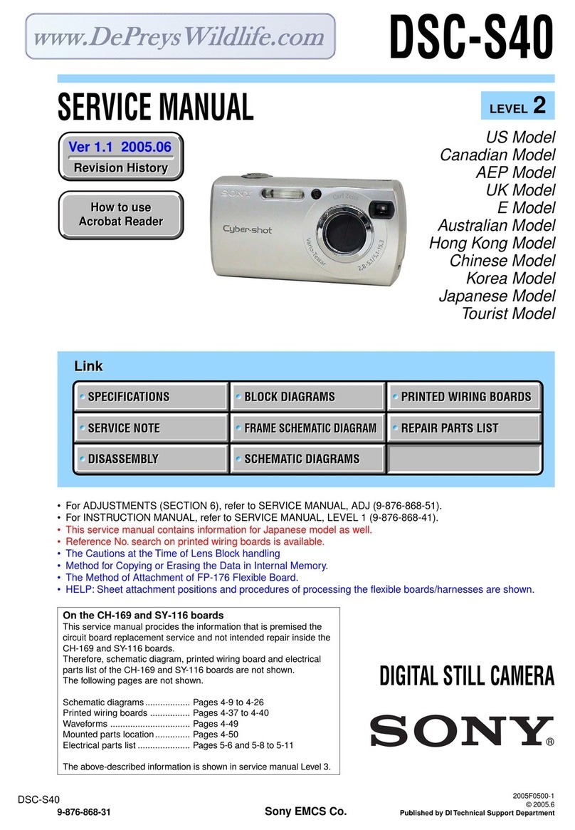 Sony DSC-S40 - Cyber-shot Digital Still Camera Manuel utilisateur