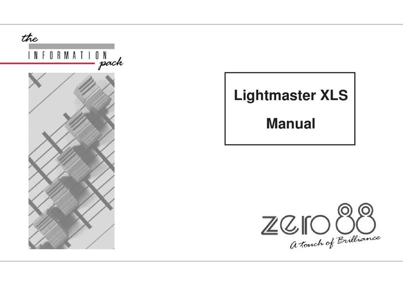 Zero88 Lightmaster XLS Manuel utilisateur
