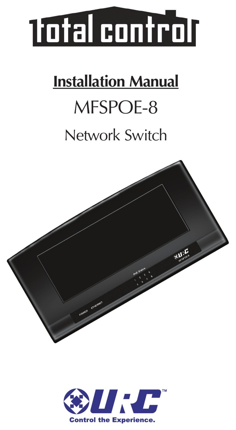 Total Control MFSPOE-8 Manuel utilisateur