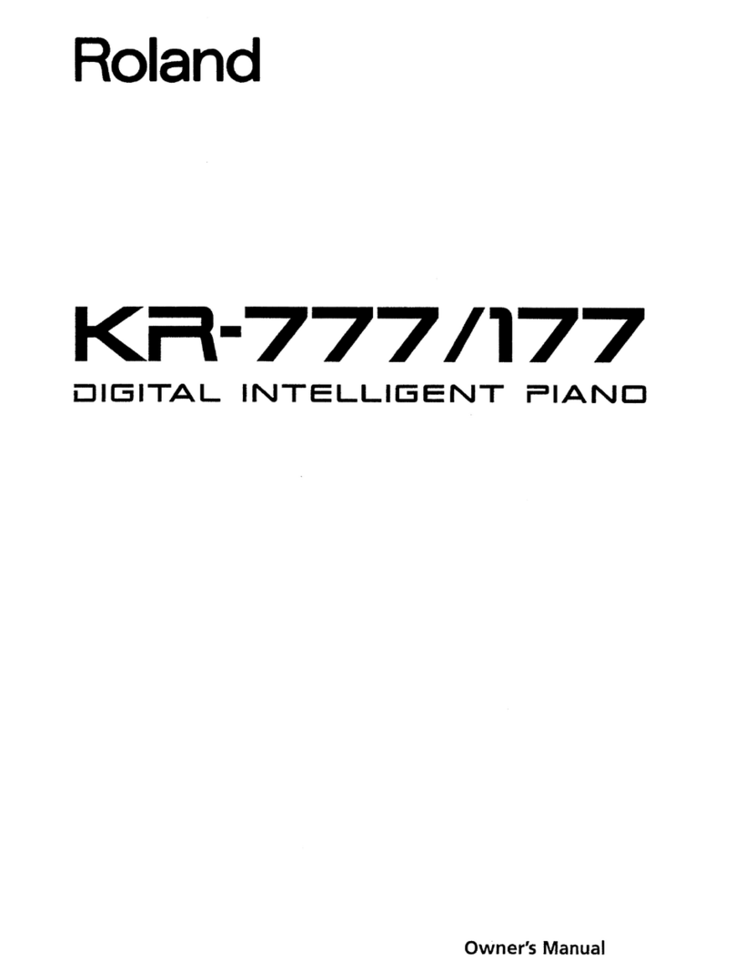 Roland KR-777 Manuel utilisateur