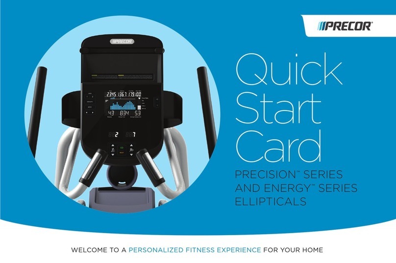 Precor PRECISIONSERIES Manuel technique