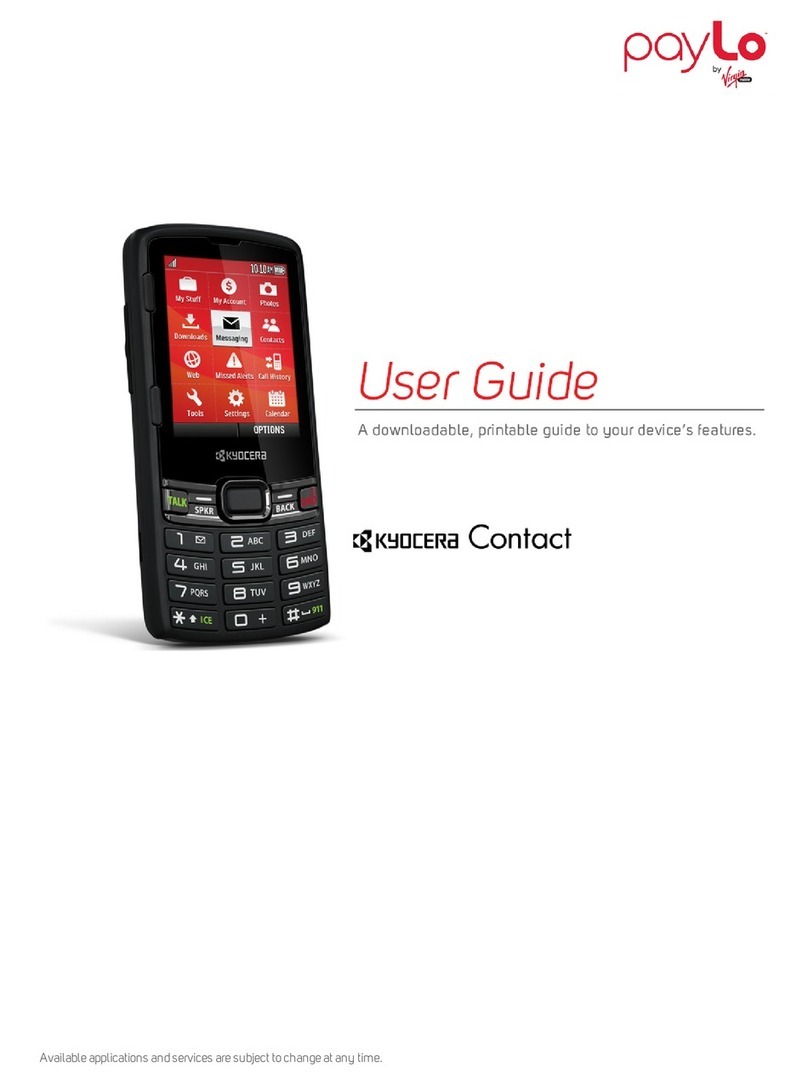 Kyocera payLo Manuel utilisateur