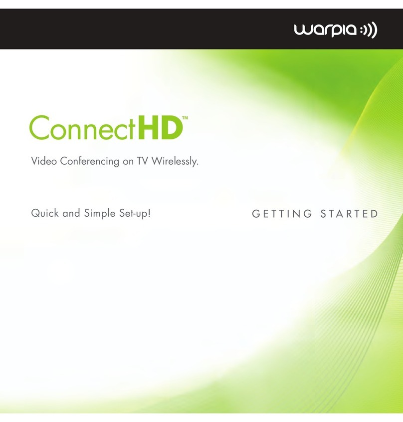 Warpia ConnectHD Manuel utilisateur