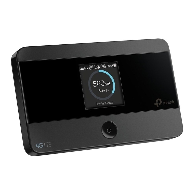 TP-Link M7350 Manuel utilisateur TP-Link M7350 Manuel utilisateur